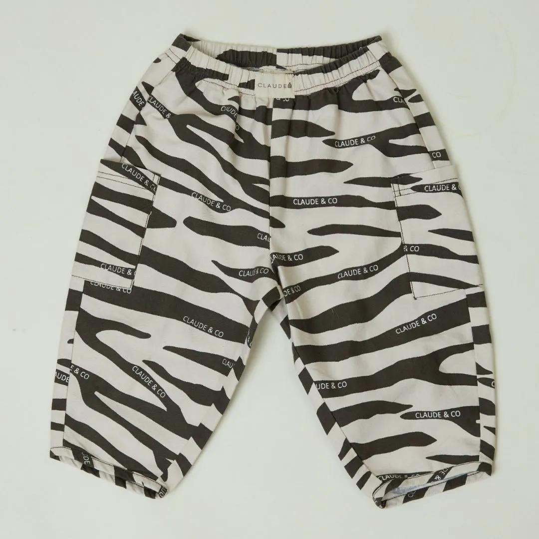 Emerson Zebra Printed Trouser