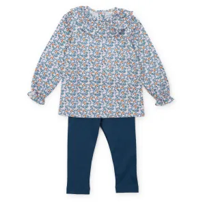 Emma Set Girls' Legging Set - Autumn Blooms