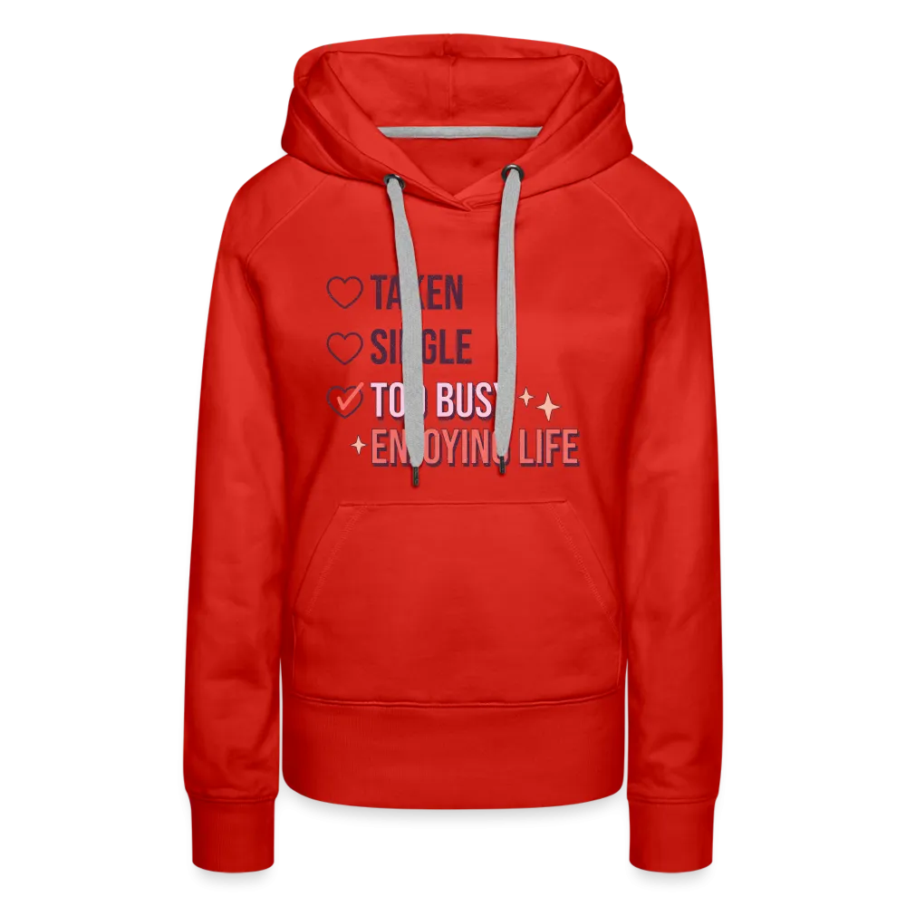 Enjoying Live Women’s Premium Hoodie
