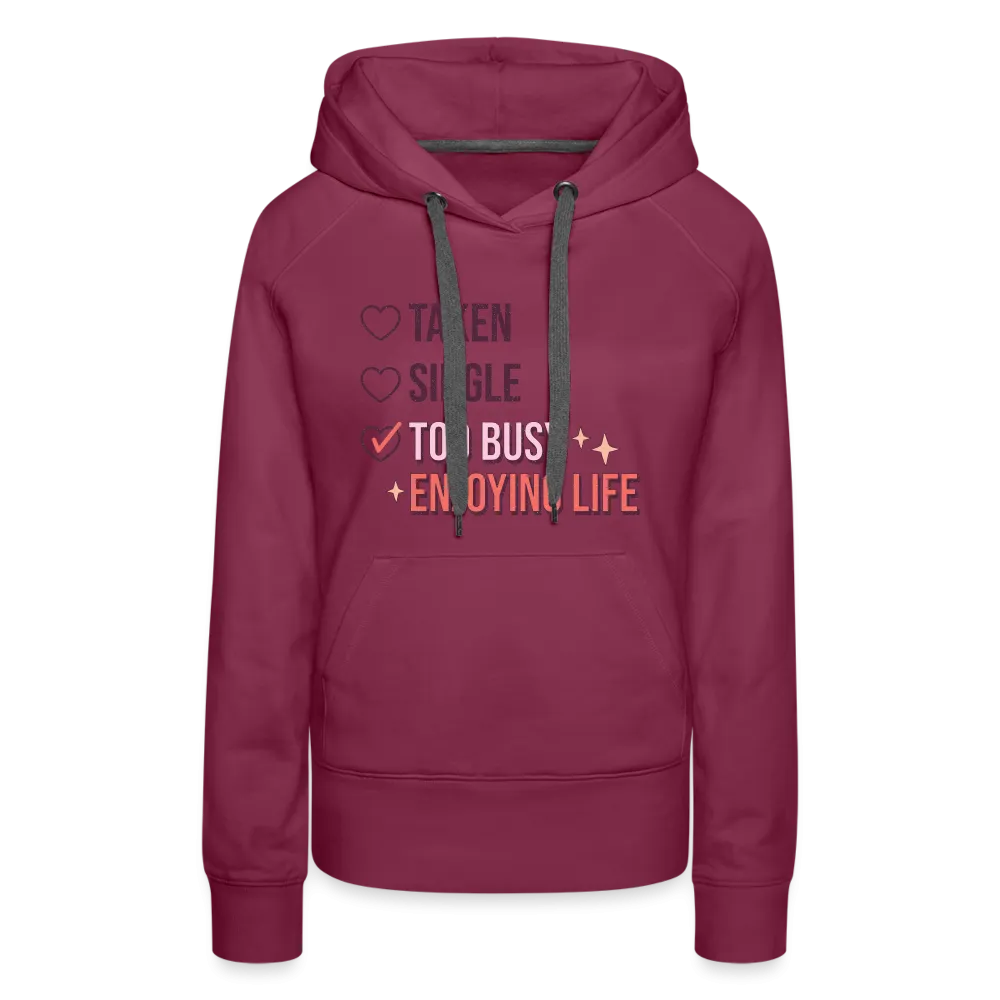 Enjoying Live Women’s Premium Hoodie