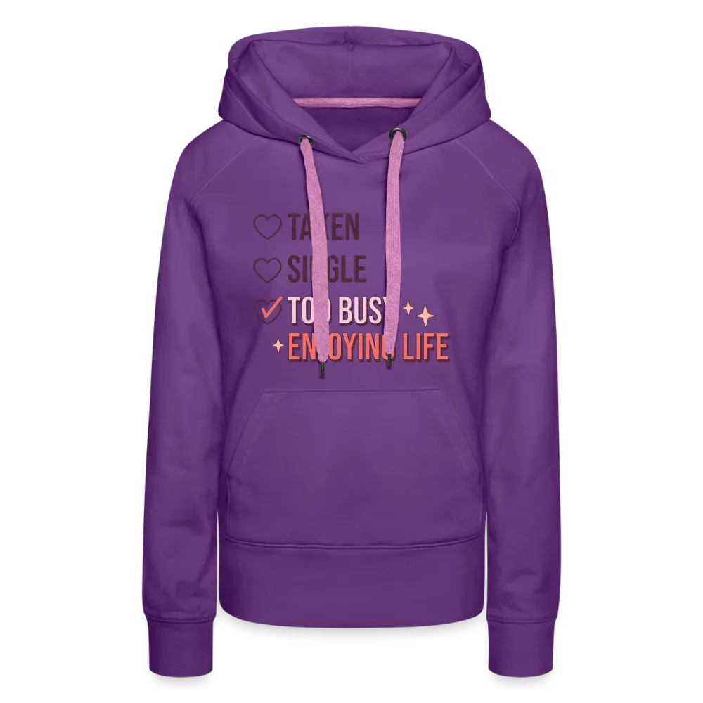 Enjoying Live Women’s Premium Hoodie