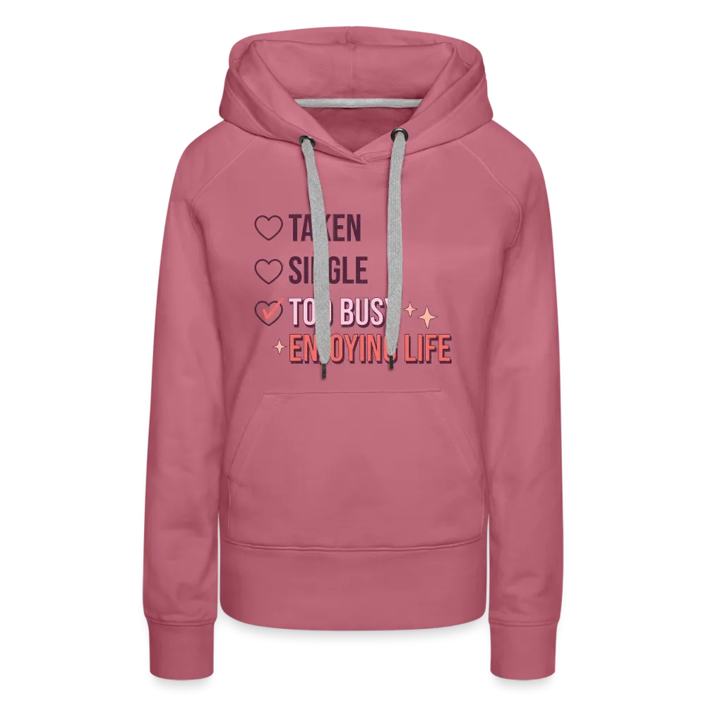Enjoying Live Women’s Premium Hoodie