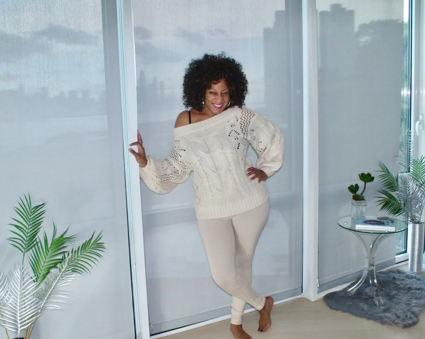 Everybody Ain't Able Cable Knit Sweater