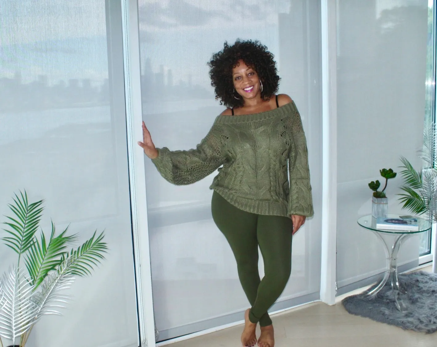 Everybody Ain't Able Cable Knit Sweater
