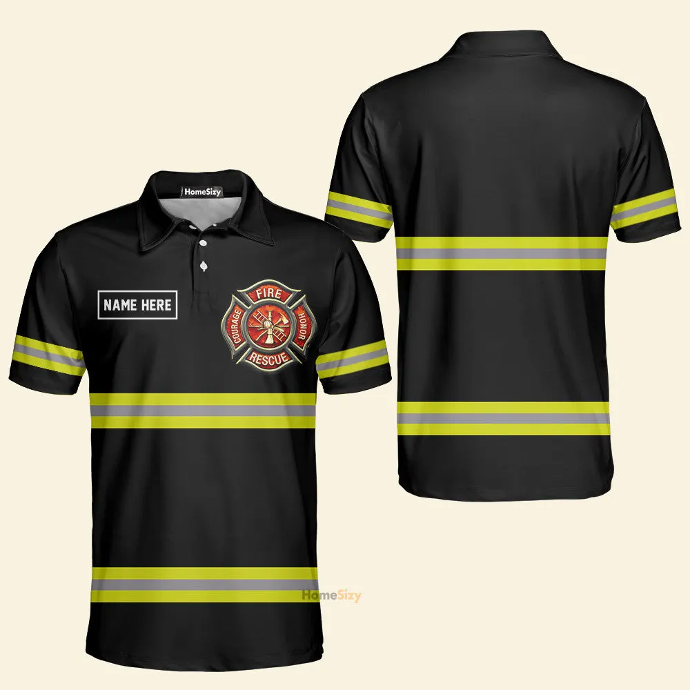 FireFighter Polo Shirts T-Shirt Short Sleeve HD03584