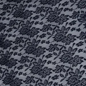 Flocked Tulle Navy
