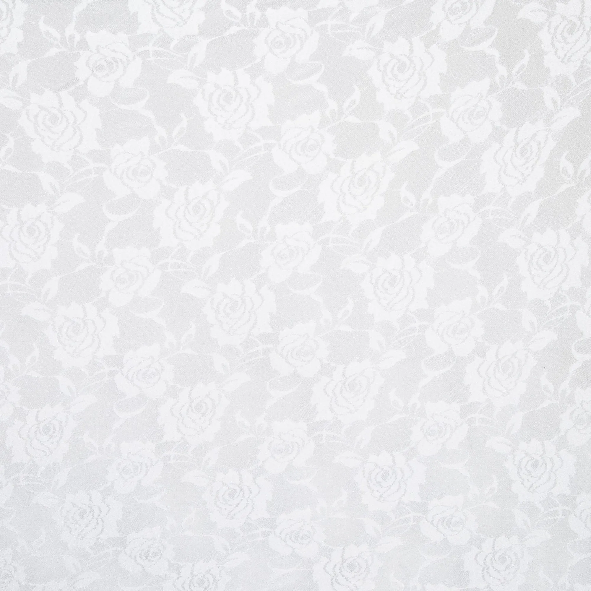 Flocked Tulle White