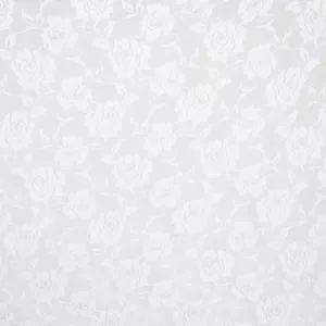 Flocked Tulle White