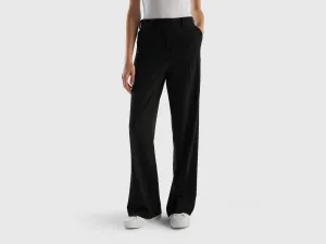 FLOWY TROUSERS WITH WIDE LEG