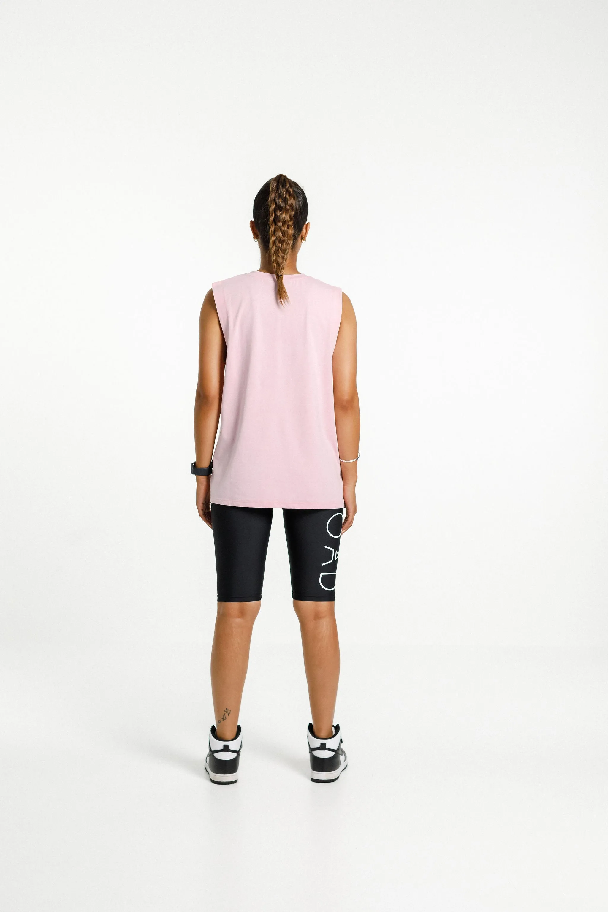 Fox Singlet | Pink Bloom with Tonal Rose