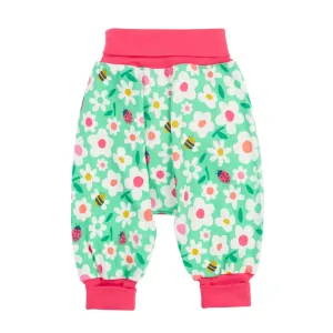 Frugi Parsnip Pants Aqua Busy Bugs