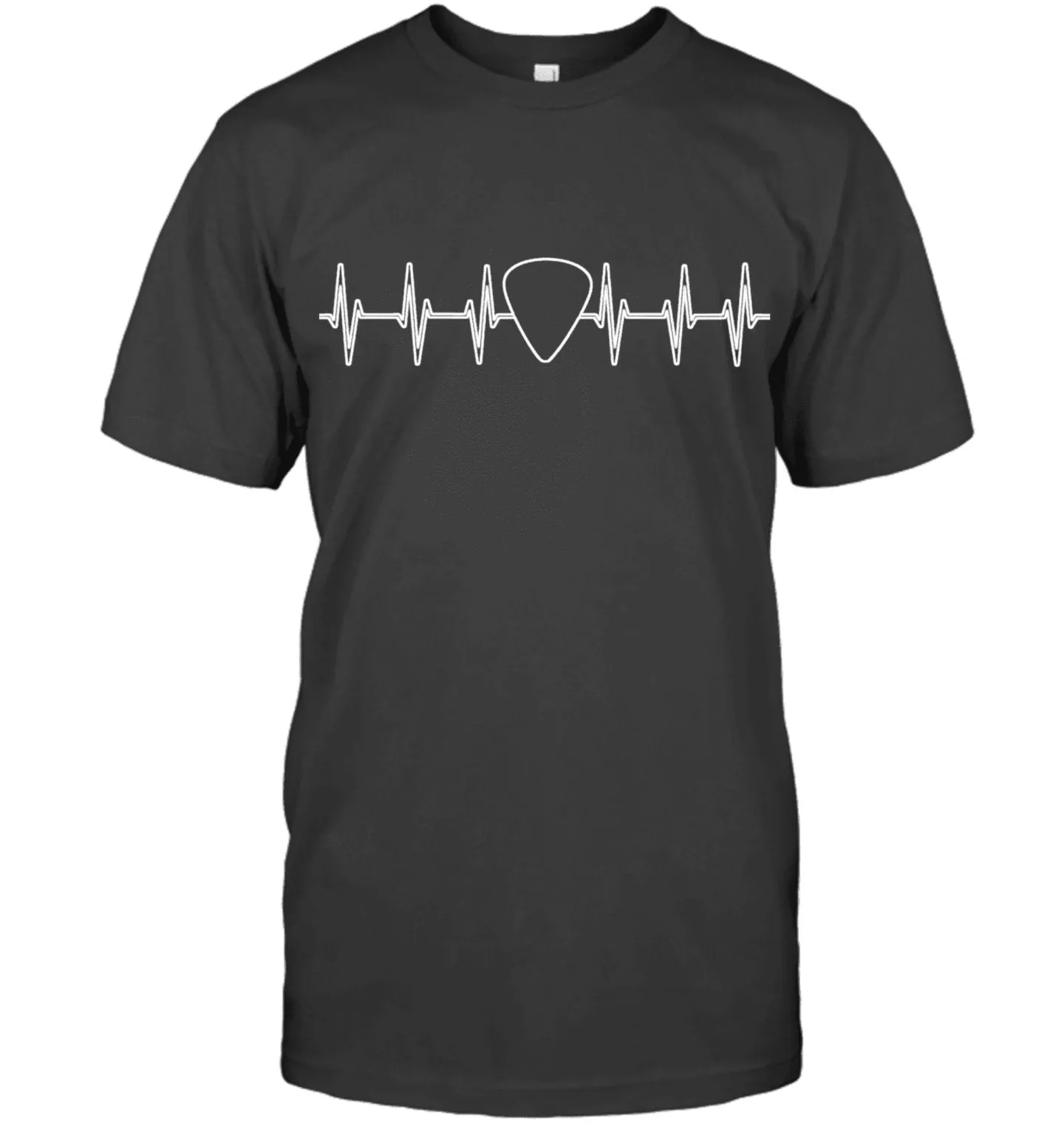 Funny Guitar T-Shirt "Guitarist Pulse" by Axe Dr. Apparel