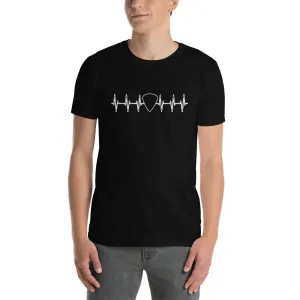 Funny Guitar T-Shirt "Guitarist Pulse" by Axe Dr. Apparel