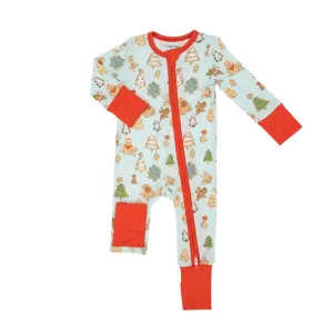Gingerbread Sleigh Ride 2 Way Zipper Romer