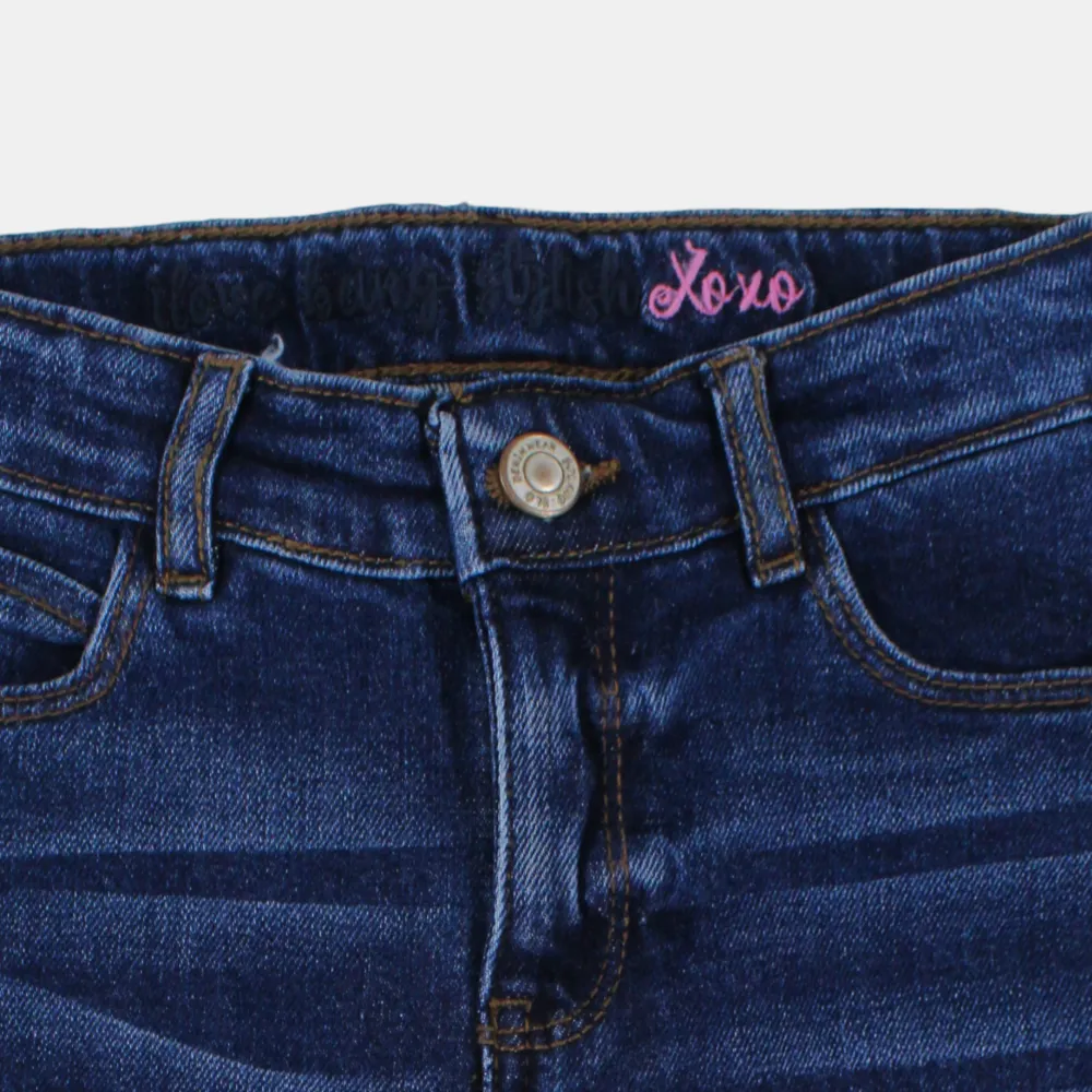 Girls Dark Wash Jeans