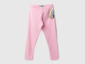 Girls Printed Regular Fit Leggings