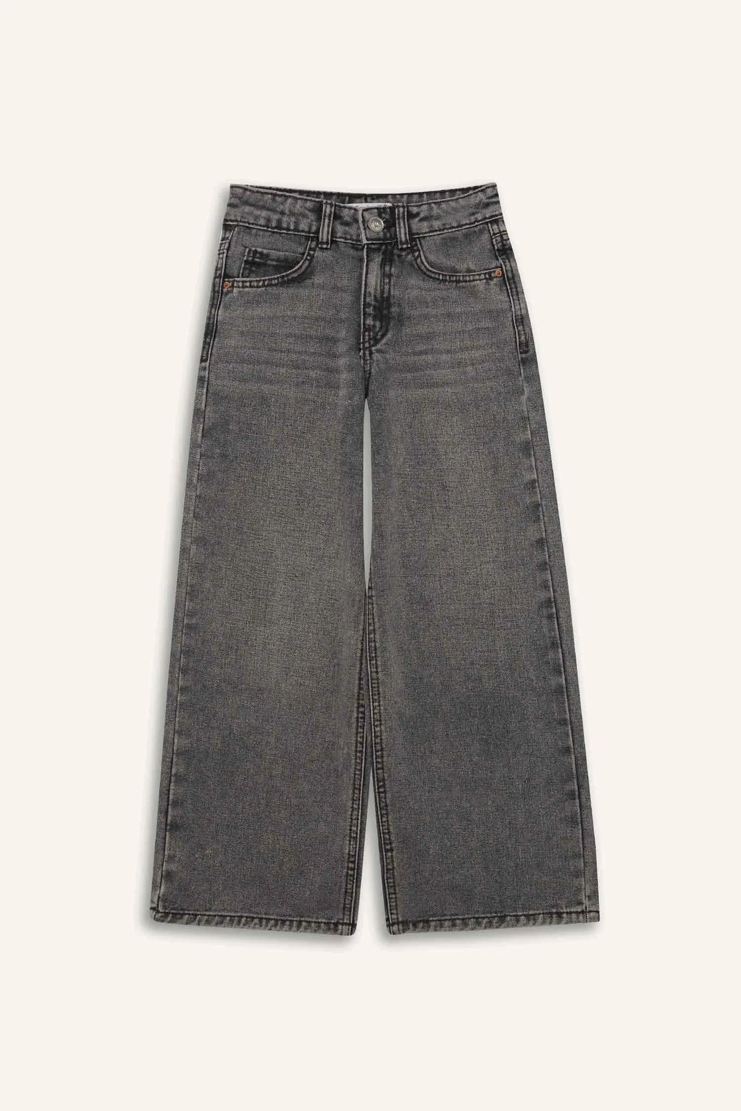 Girls Wide Legs Jean Pants