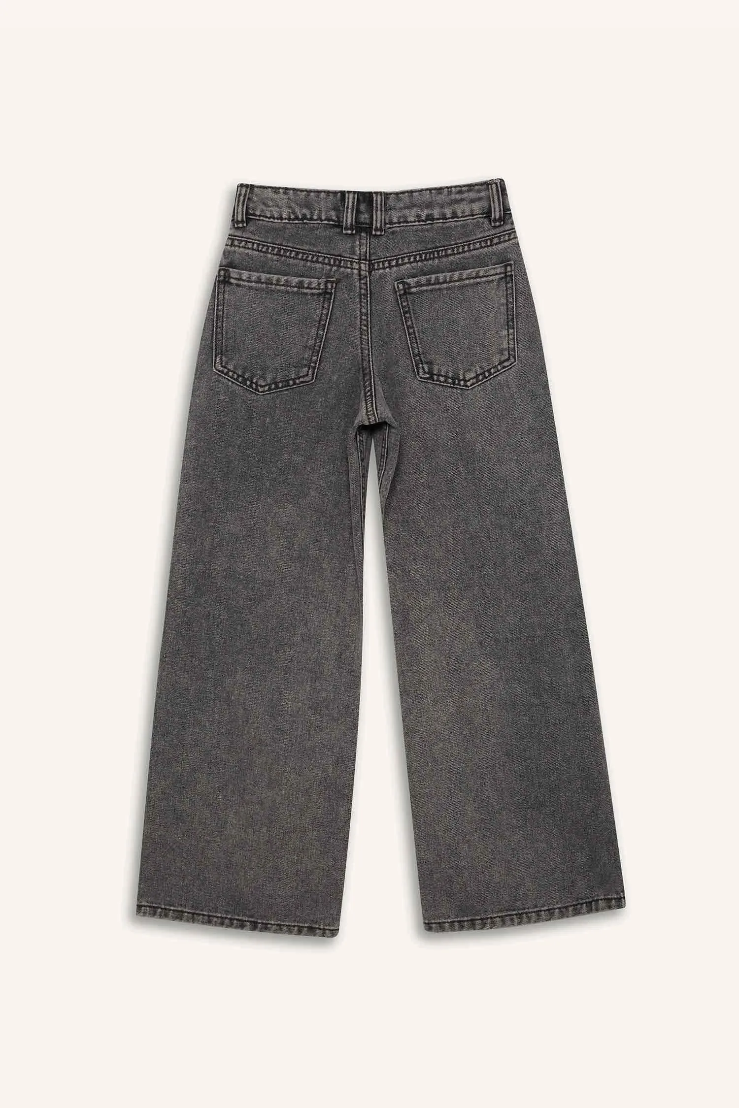 Girls Wide Legs Jean Pants