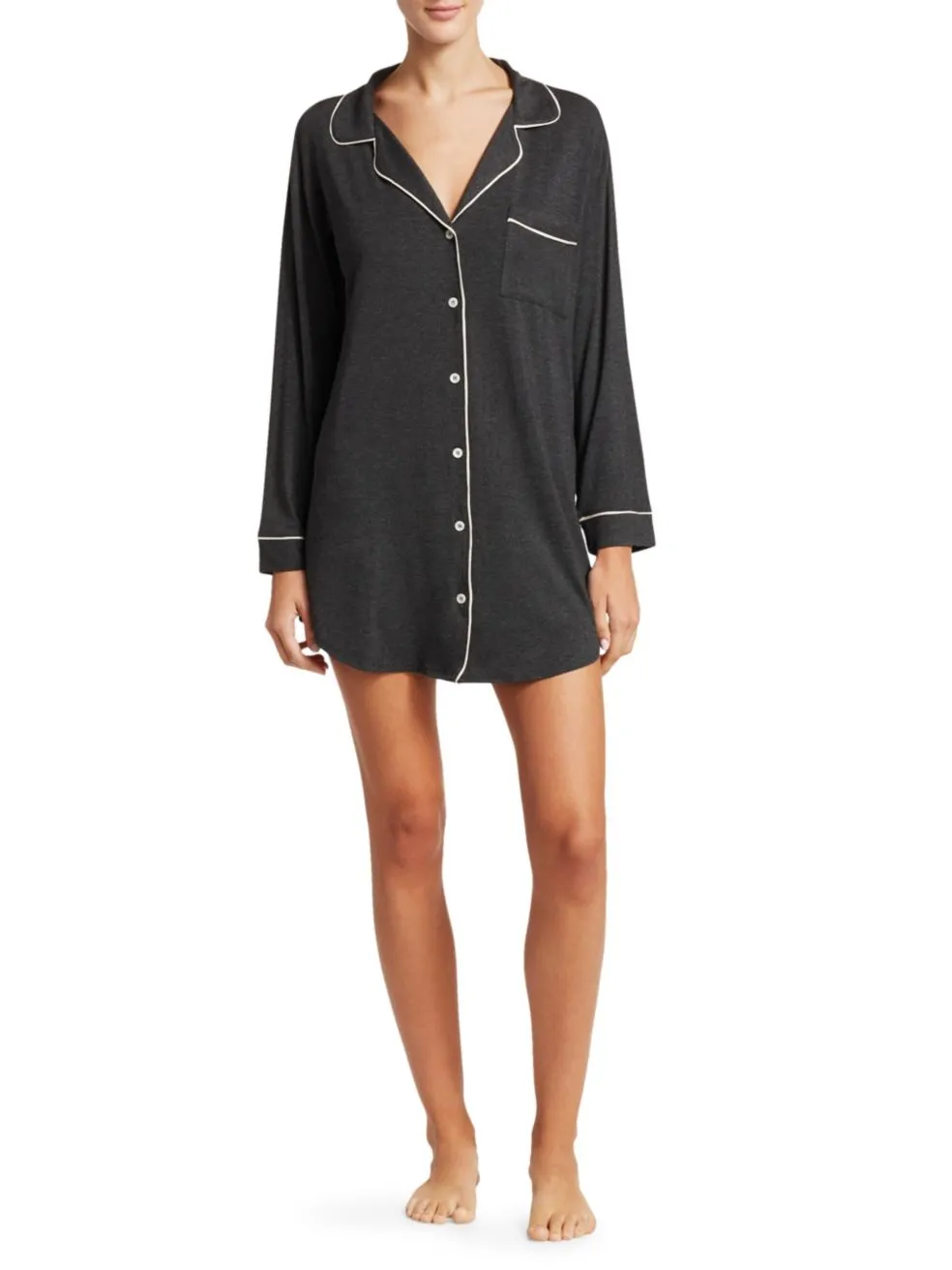 Gisele Charcoal/Sorbet Sleepshirt