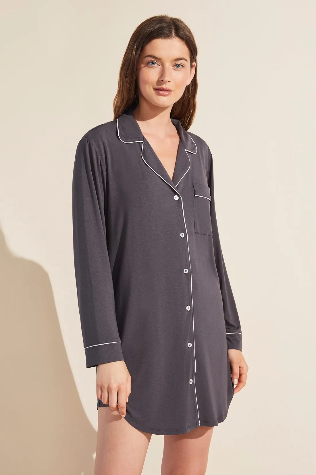 Gisele Graphite/Sorbet Sleepshirt