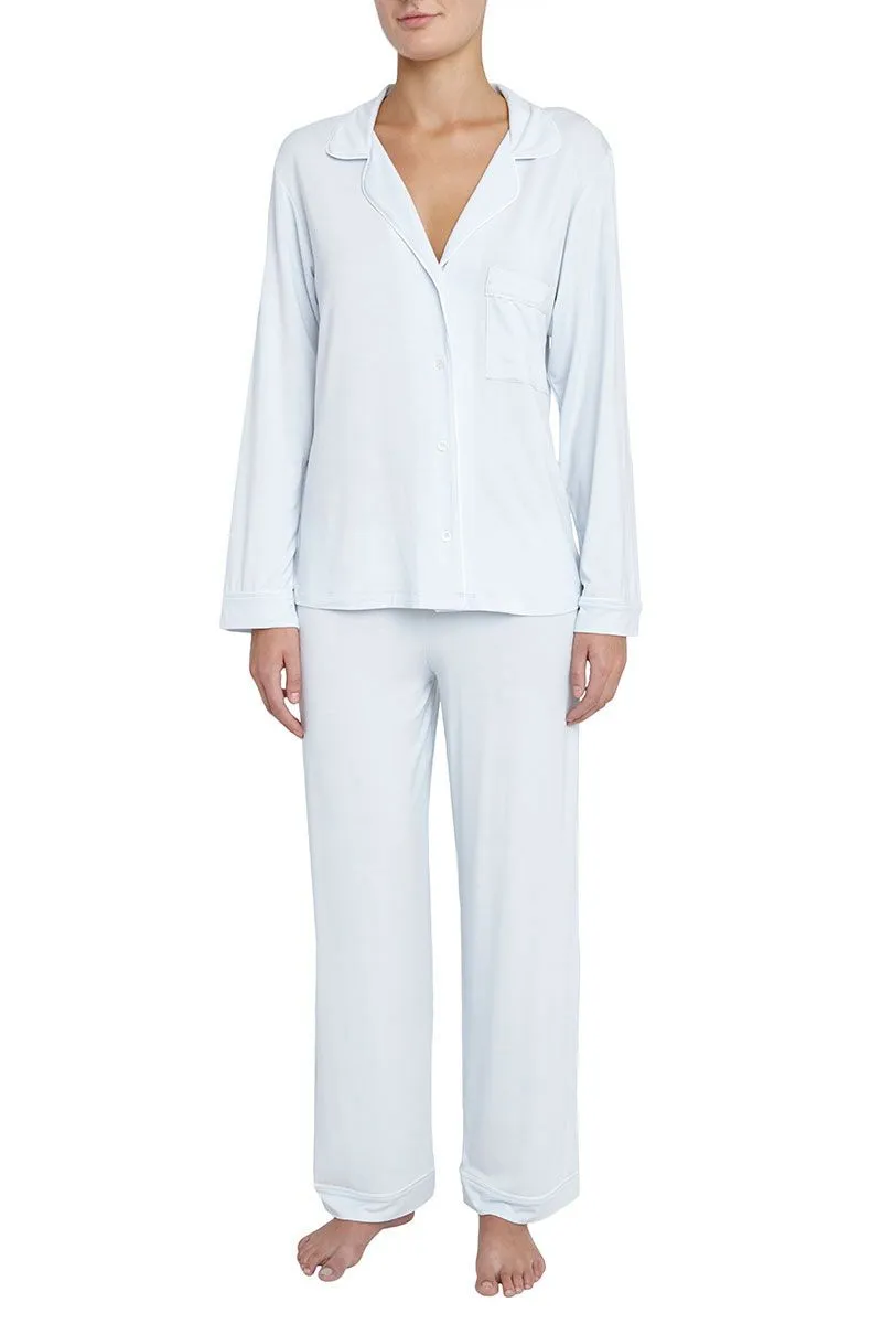 Gisele Water Blue Long Sleeve Pant Set