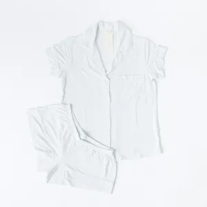 Gisele Water Blue Short Sleeve Shorts Set