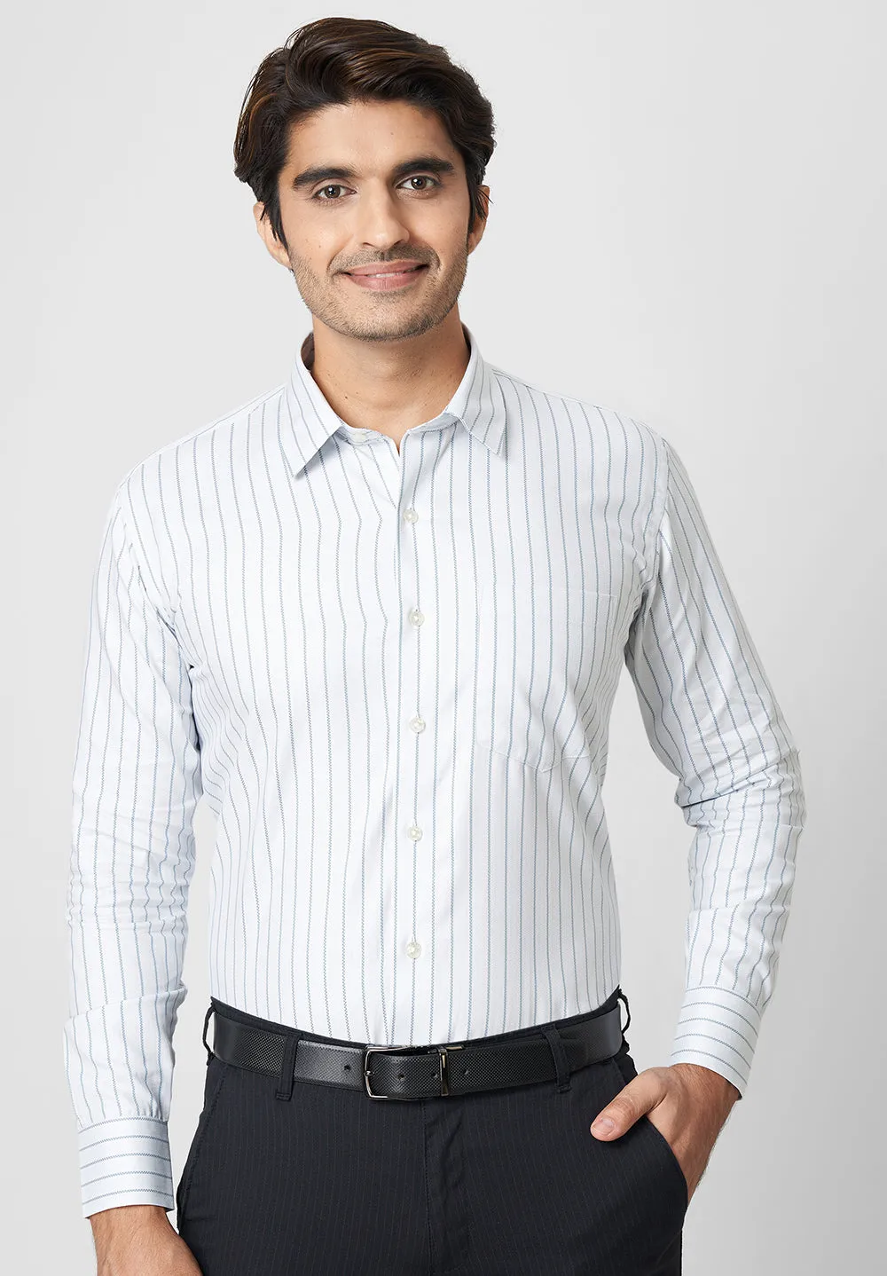 Giza Pure Cotton Formal-Regular Fit Shirt- 40700