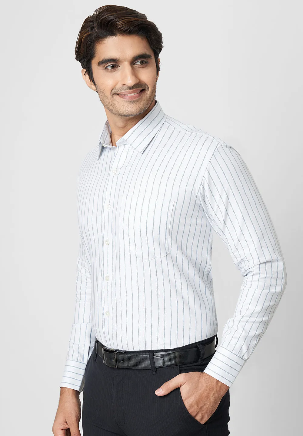 Giza Pure Cotton Formal-Regular Fit Shirt- 40700