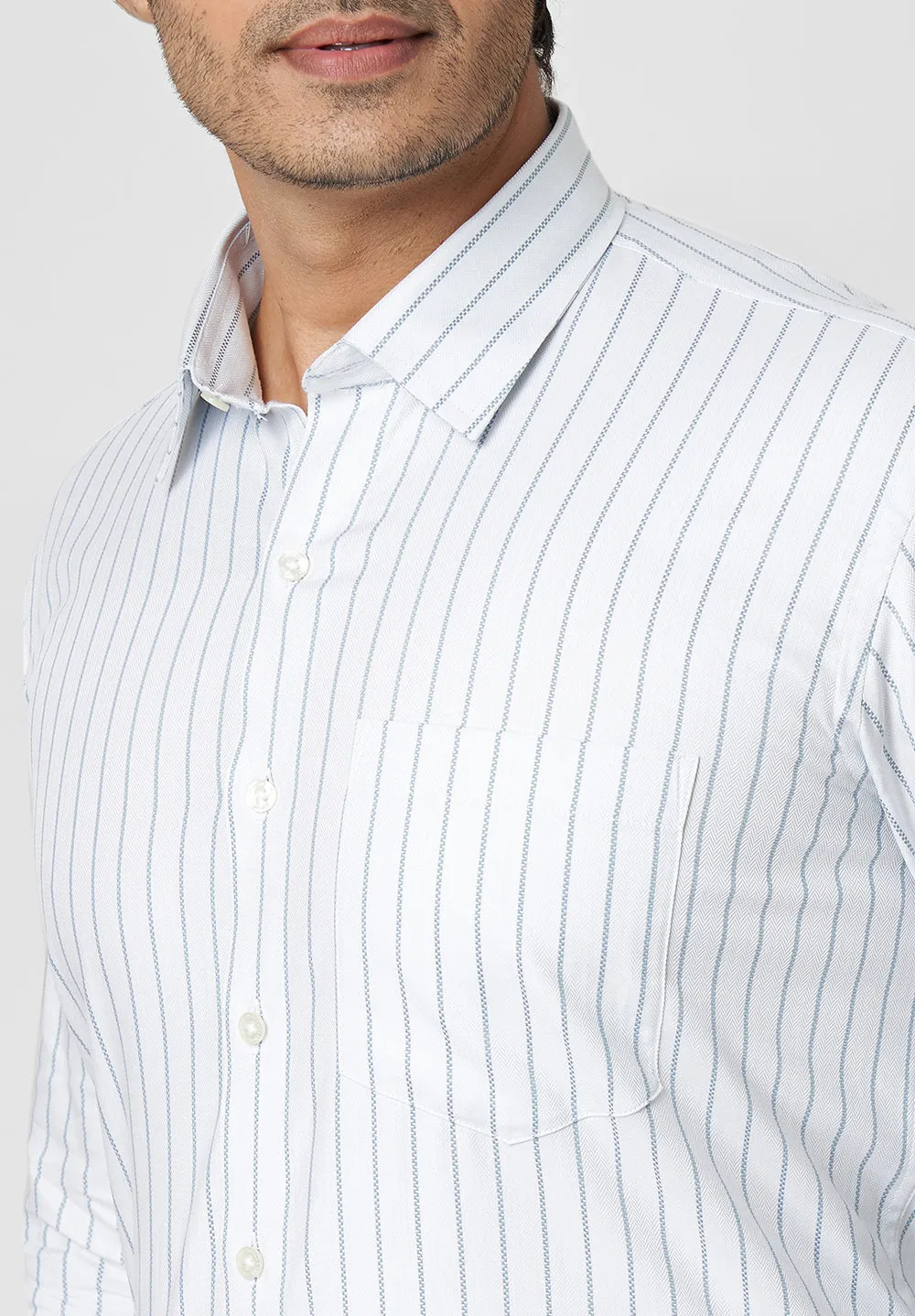Giza Pure Cotton Formal-Regular Fit Shirt- 40700