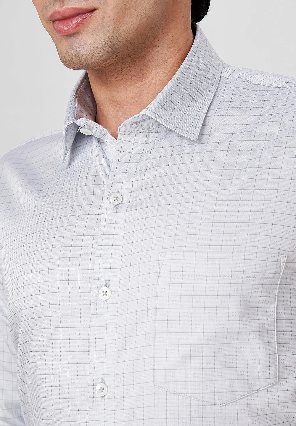 Giza Pure Cotton Formal-Slim Fit Shirt - S39093