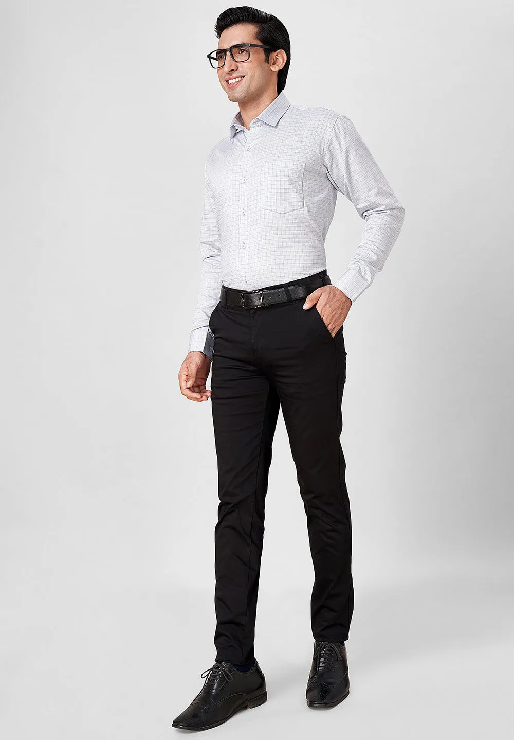 Giza Pure Cotton Formal-Slim Fit Shirt - S39093