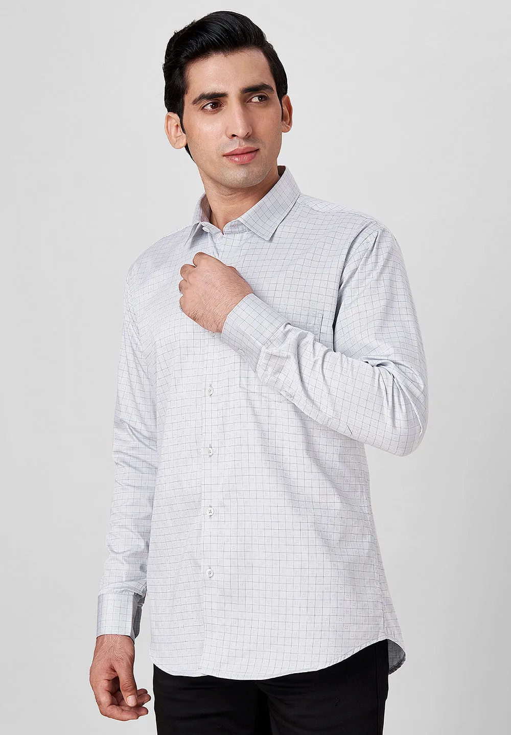 Giza Pure Cotton Formal-Slim Fit Shirt - S39093