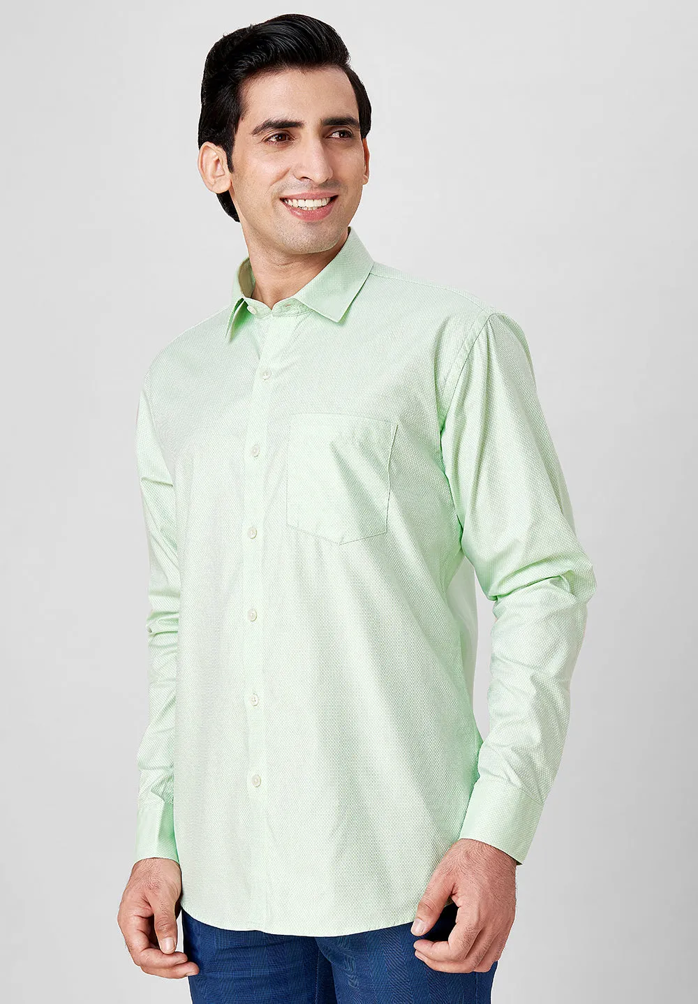 Giza Pure Cotton Formal-Slim Fit Shirt - S39144