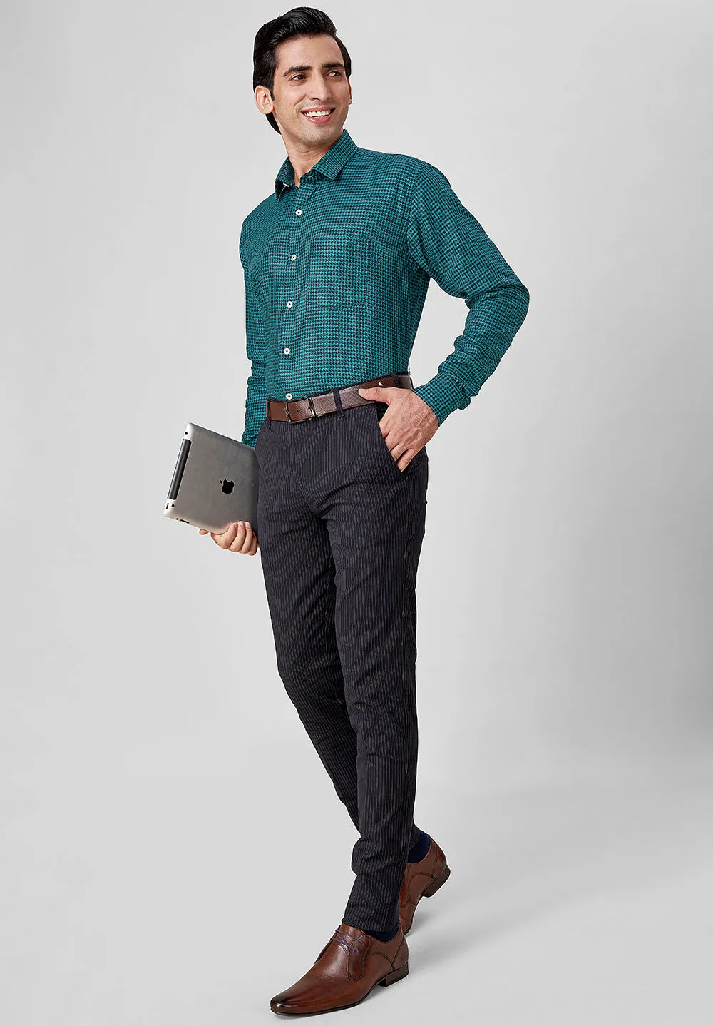 Giza Pure Cotton Formal-Slim Fit Shirt - S39175