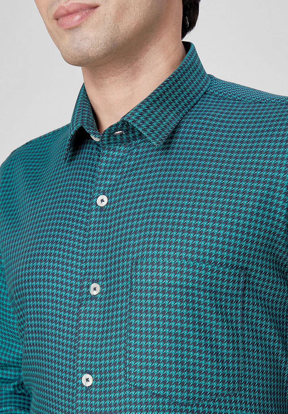 Giza Pure Cotton Formal-Slim Fit Shirt - S39175