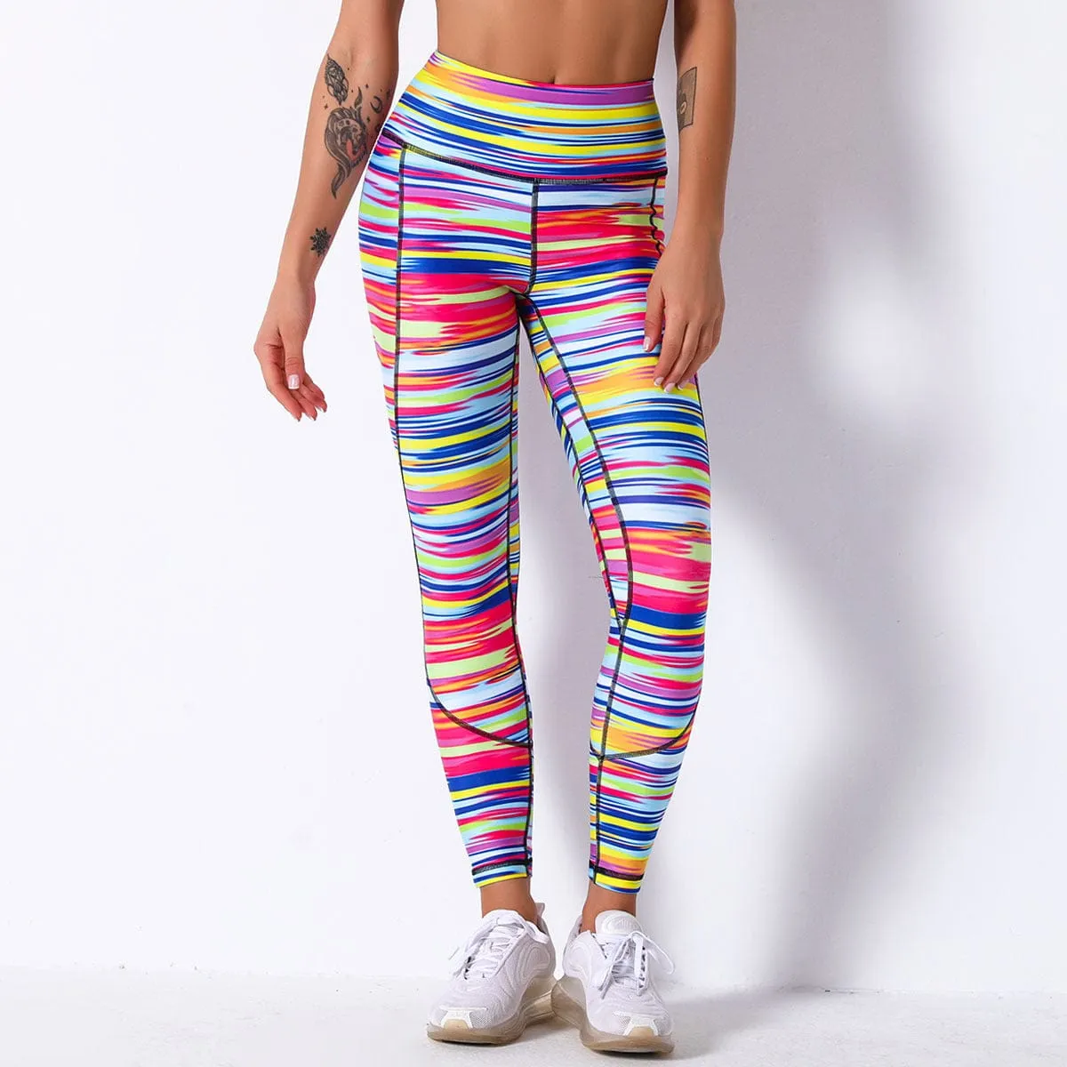 Glo Print Design Leggings