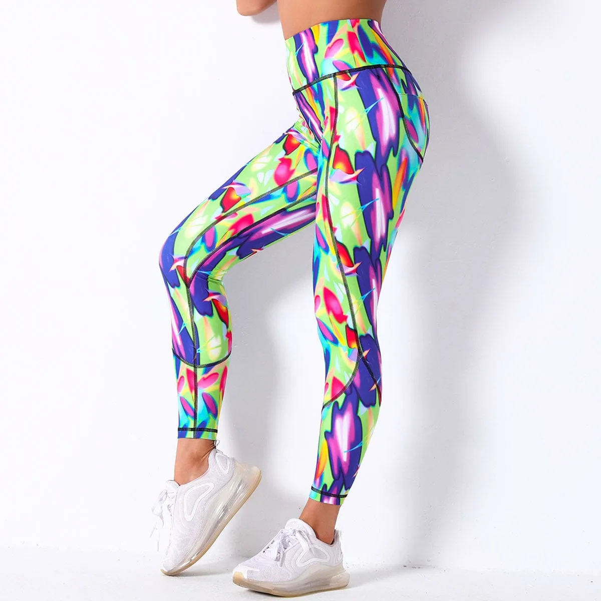 Glo Print Design Leggings
