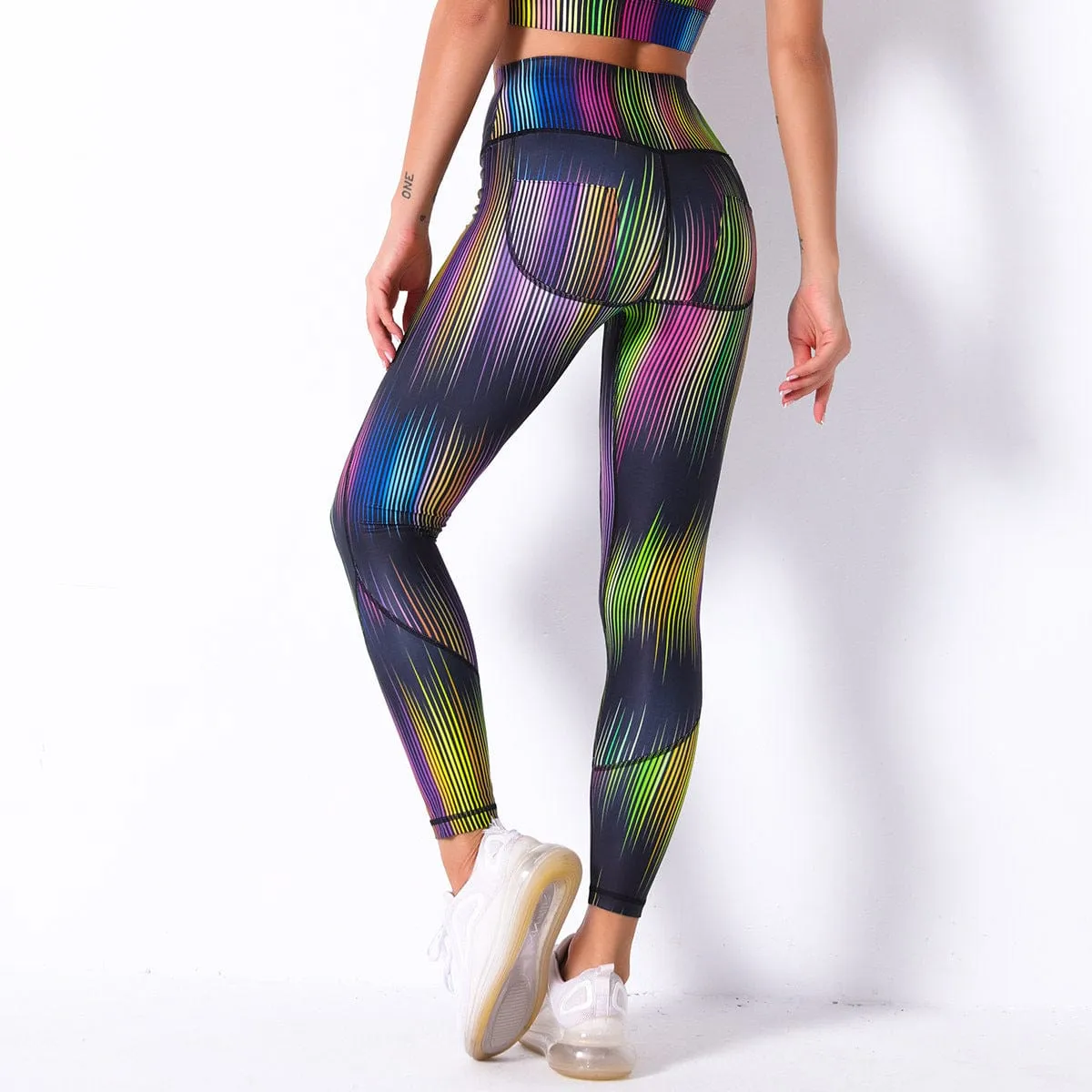 Glo Print Design Leggings