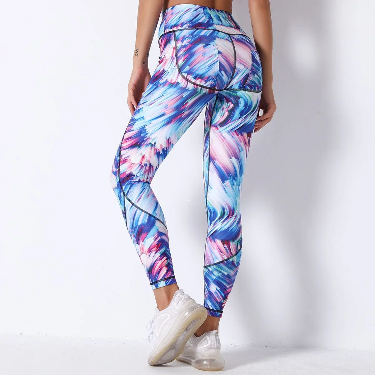 Glo Print Design Leggings