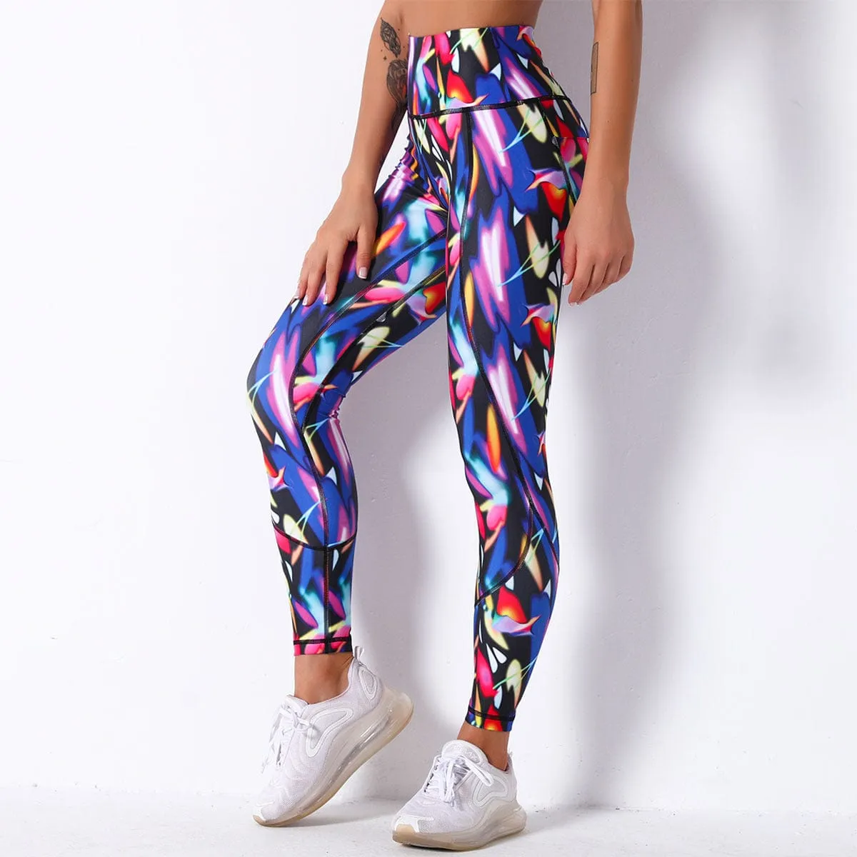 Glo Print Design Leggings