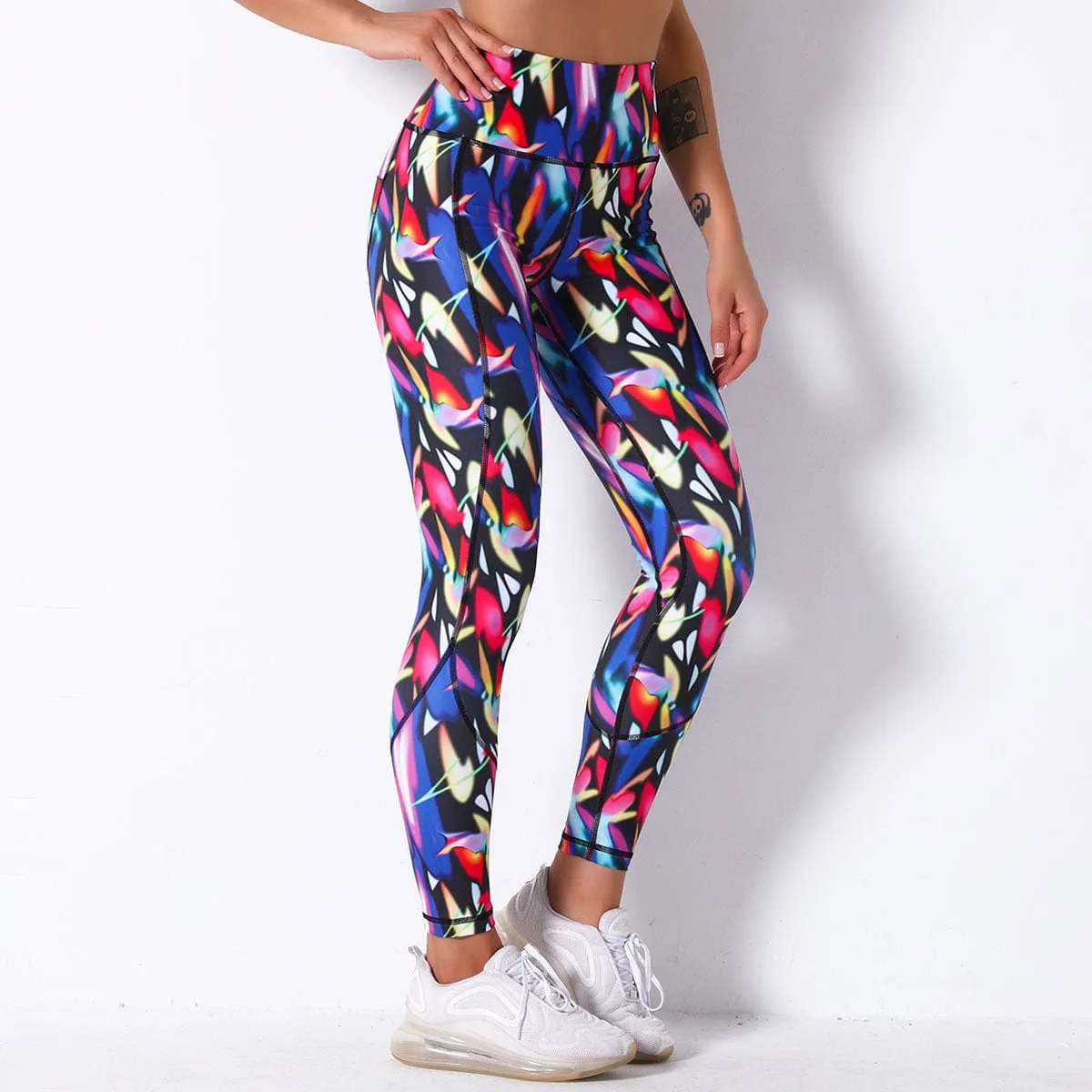 Glo Print Design Leggings