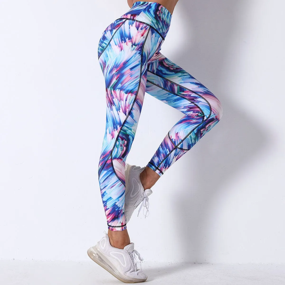 Glo Print Design Leggings