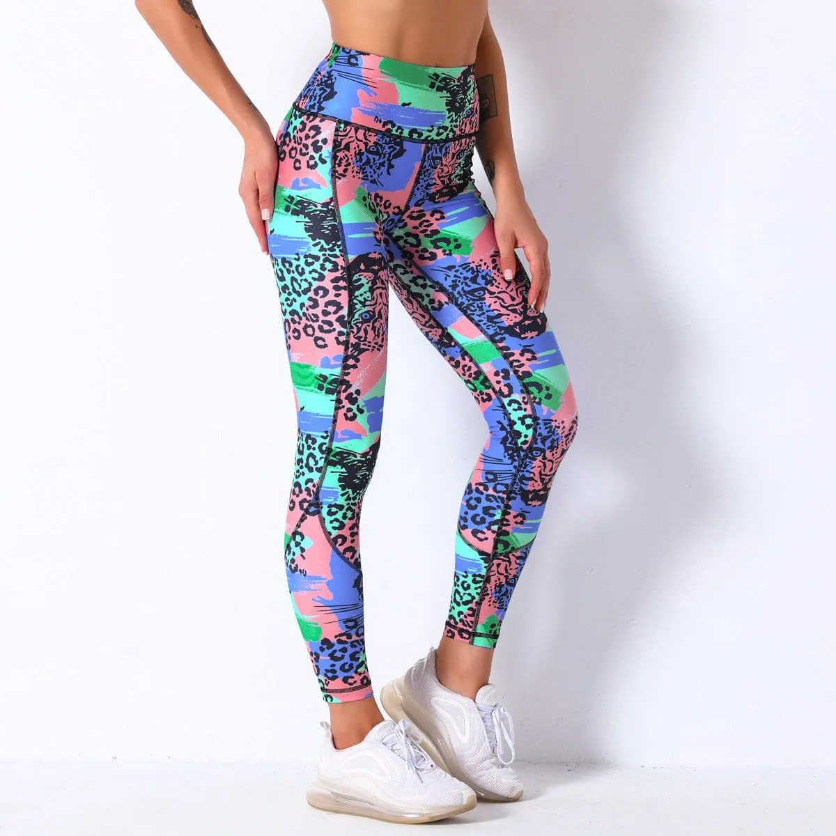 Glo Print Design Leggings