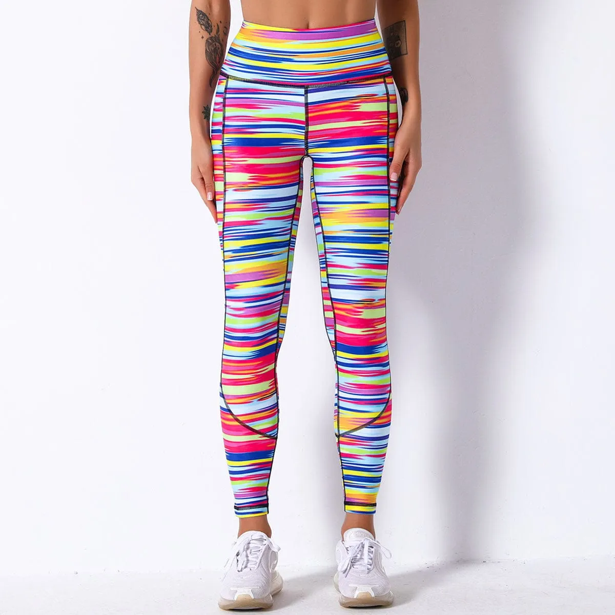 Glo Print Design Leggings