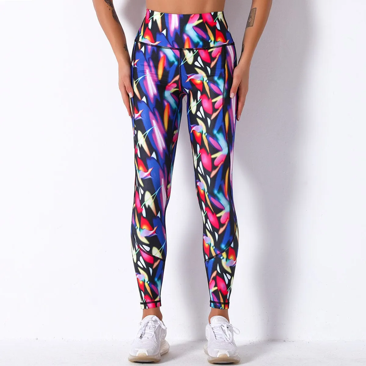 Glo Print Design Leggings