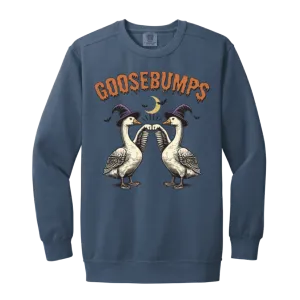 Goosebumps Halloween Sweatshirt – Spooky Goose Comfort Colors Pullover