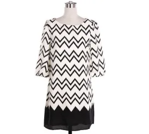 Green Chevron Blouse
