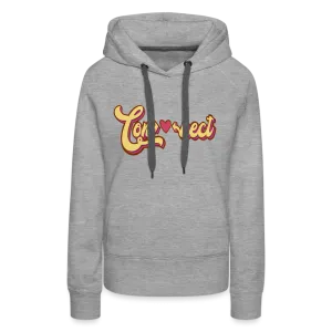Heartfelt Connection Grey Women’s Hoodie