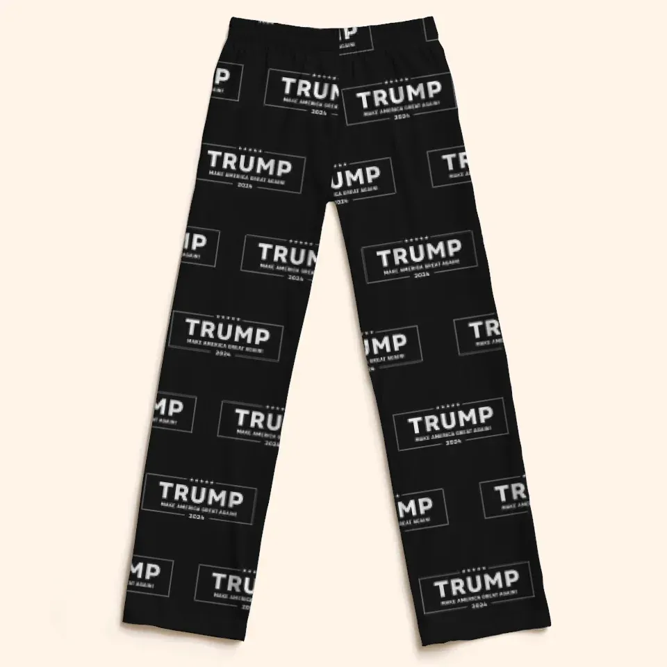 Here’s To A Future We Can All Believe In - US Elections Pajama Pants - Gift For Conservative Supporters