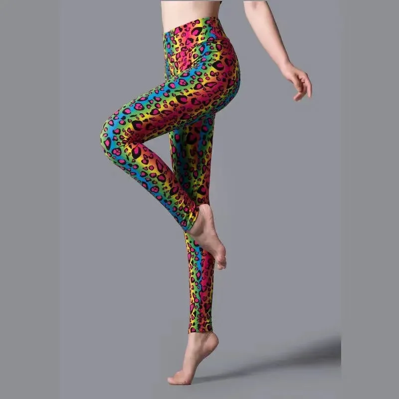 High Waist Animal Printed Leggings Soft Stretchy Women Sexy Leopard Print Pencil Pants Sport Fitness Yoga Leggings